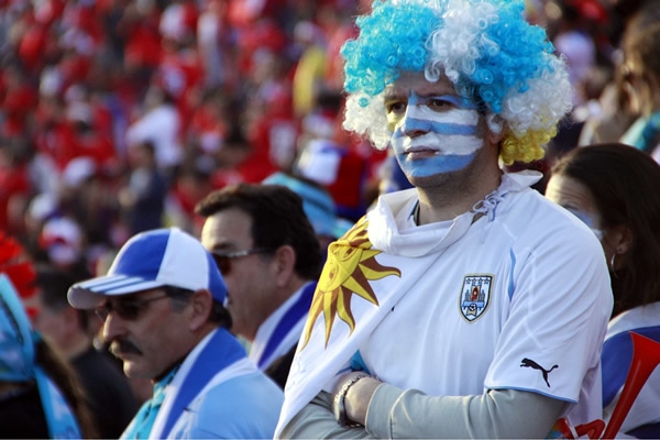 Los uruguayos tuvieron que viajar más de 1,000 kilómetros.