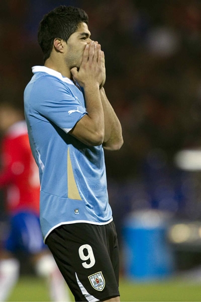 Luis Suárez no logró concretar.