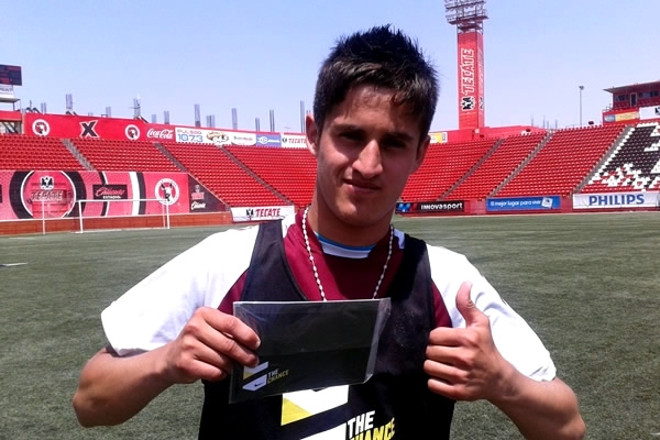 El mediocampista tijuanense, Roberto Romero, lució en la cancha fronteriza.