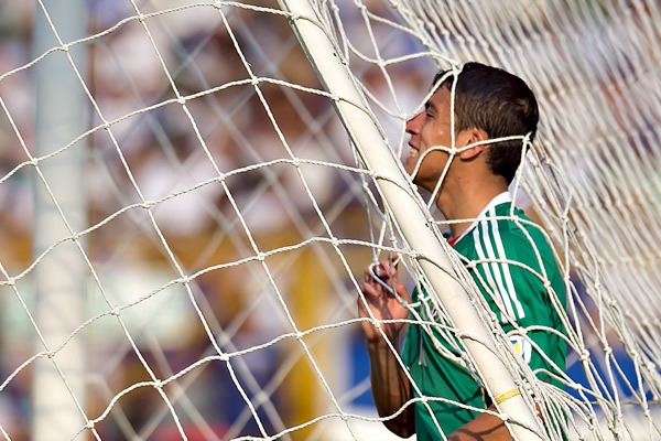 Moreno se lamenta el empate del local.