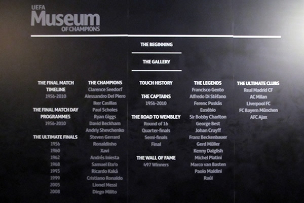 Museo de la Champions League