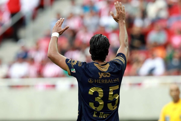No fue su mejor juego del canterano, Eduardo Herrera.