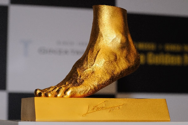 Pie de oro de Leo Messi