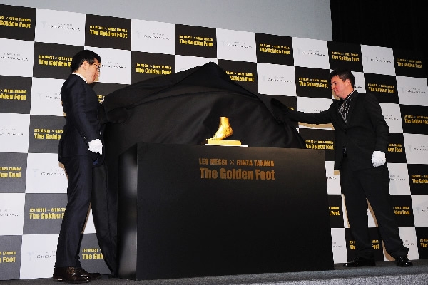 Pie de oro de Leo Messi