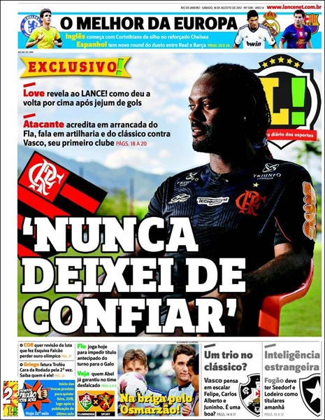 Portada 18 de agosto de 2012.