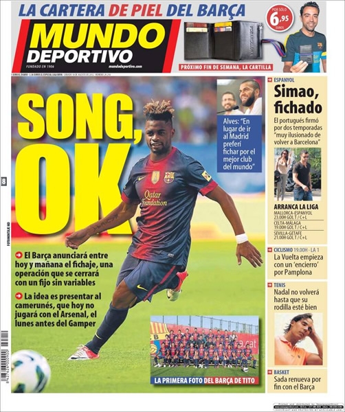 Portada 18 de agosto de 2012.