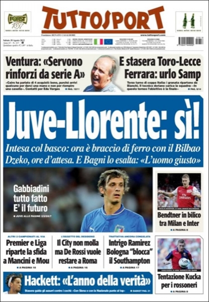 Portada 18 de agosto de 2012.