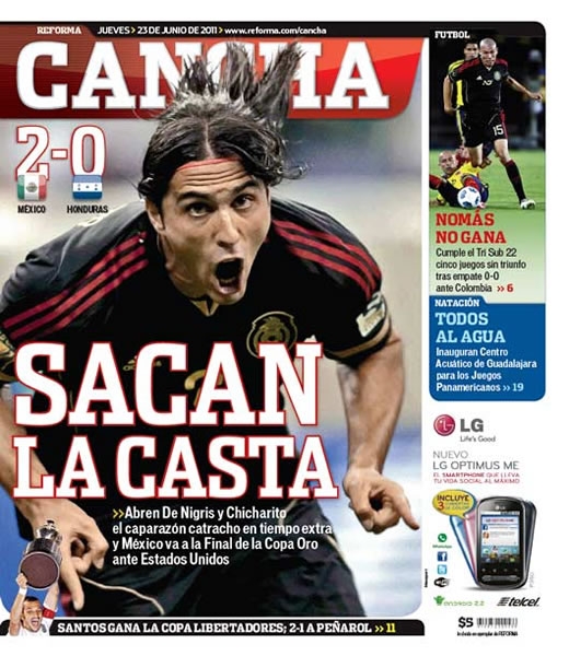 Portada del 23 de junio de 2011.