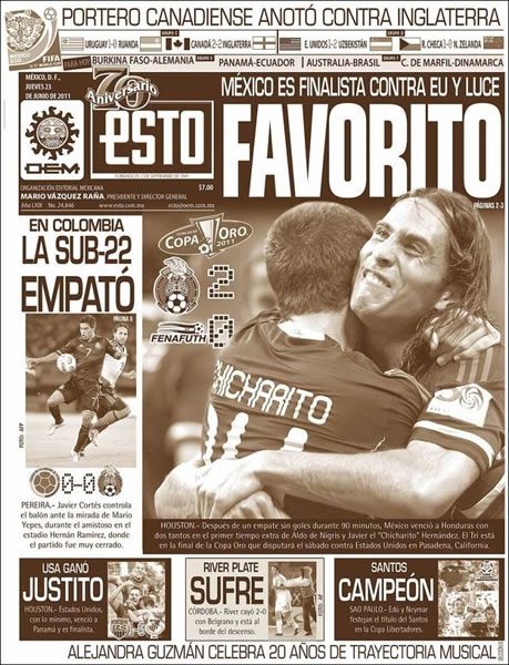 Portada del 23 de junio de 2011.