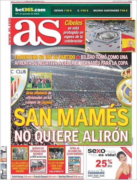 Portada del 1 de mayo de 2012.