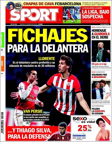 Portada del 1 de mayo de 2012.