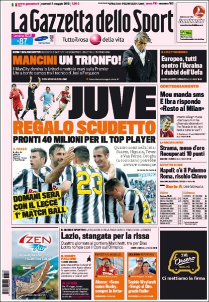Portada del 1 de mayo de 2012.