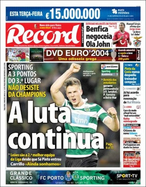 Portada del 1 de mayo de 2012.