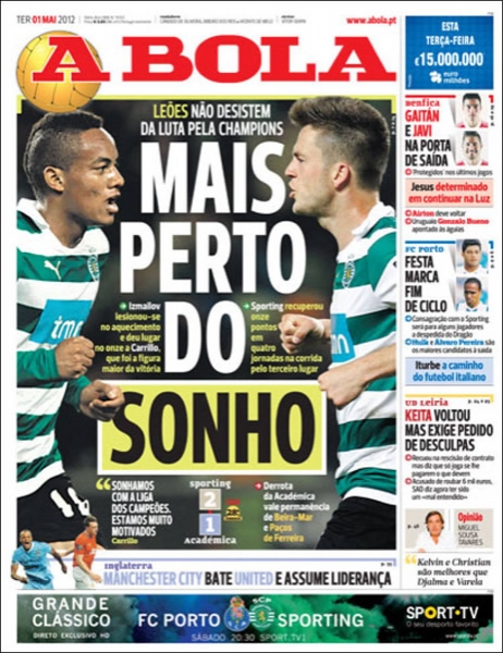 Portada del 1 de mayo de 2012.