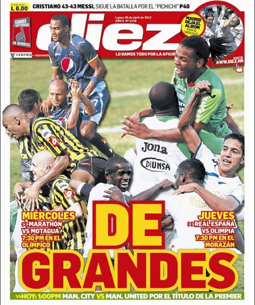 Portada del 1 de mayo de 2012.