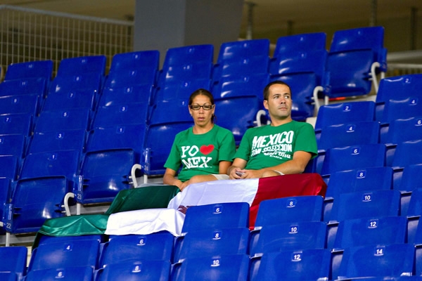 Sólo se vendieron 3 mil boletos para el partido amistoso.