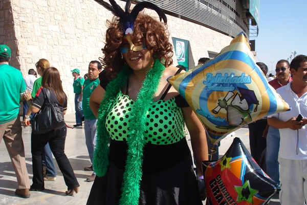 Todo tipo de aficionados se presentaron.