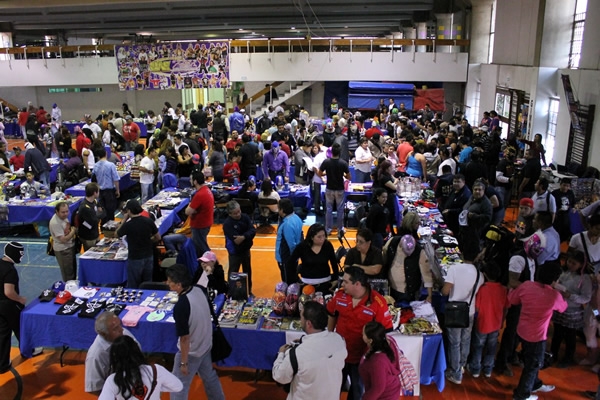 Una convivencia de luchadores y aficionados.