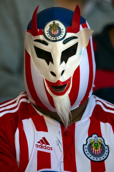 Una peculiar máscara chiva.