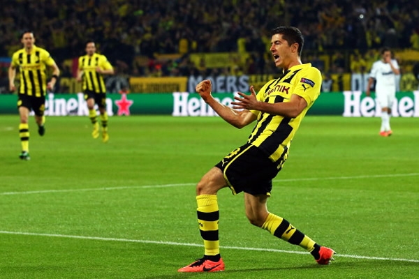 Vamos al descanso con gol de Lewandowski.