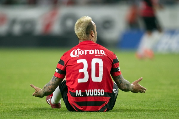 Vuoso no tuvo una buena noche, uno de lso motivos de la derrota.