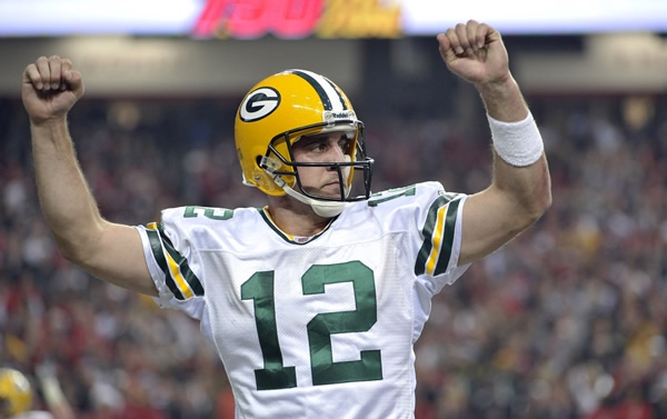 Aaron Rodgers empató el partido 17-17 cuando restaban 56 segundos.