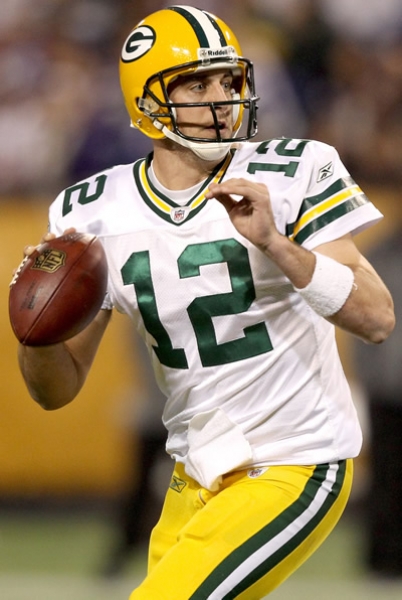 Aaron Rodgers lanzó cuatro pases de touchdown.