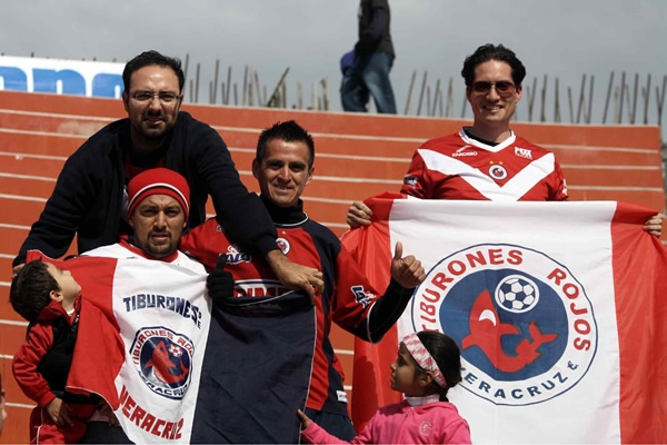 Aficionados de Veracruz también acudieron al estadio.