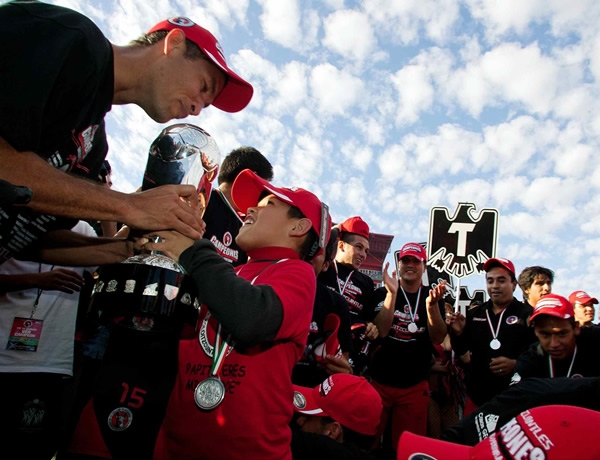 Algunos celebraron con sus hijos.