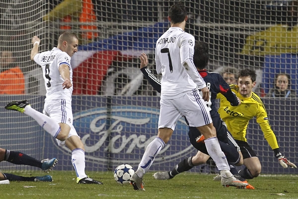 Benzema marcó el gol del Madrid