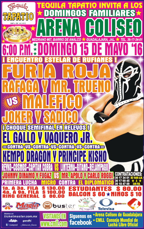 Carteleras lucha libre