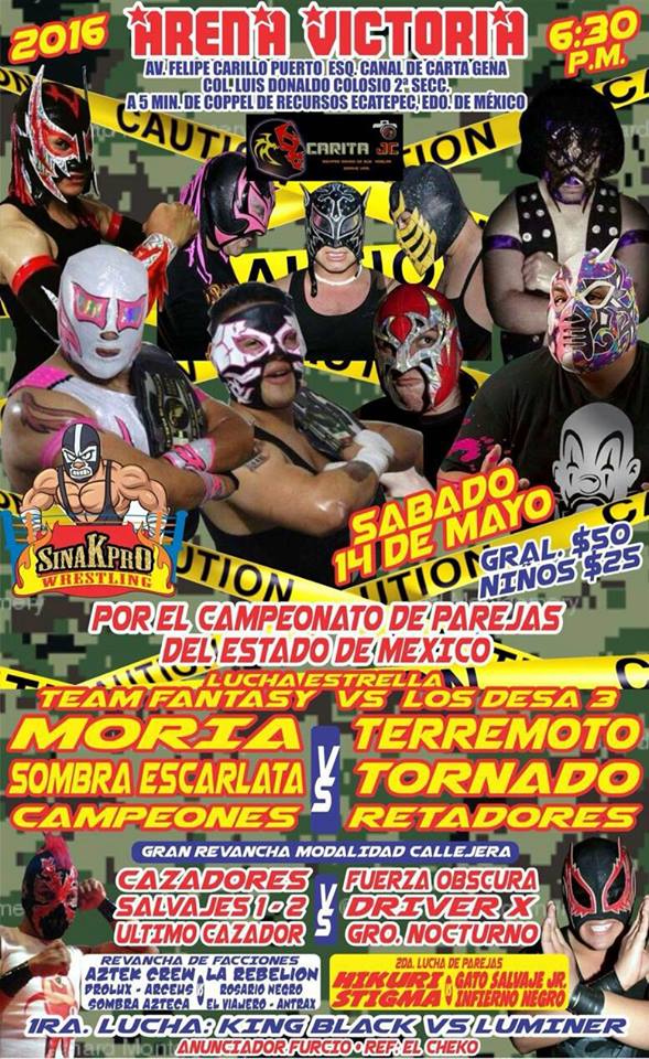 Carteleras lucha libre