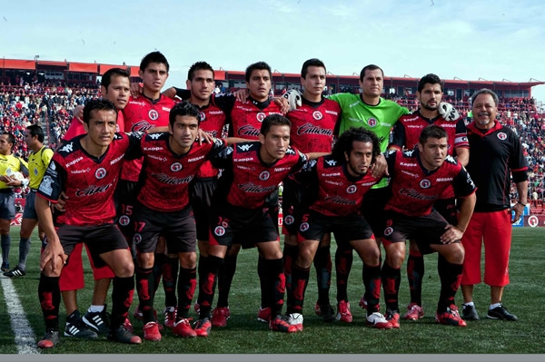 El Club Tijuana se tomó la foto oficial antes del partido.