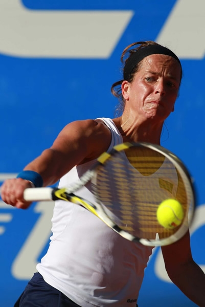 Domínguez, 51 del mundo, cayó por 2-6, 6-3 y 6-2.