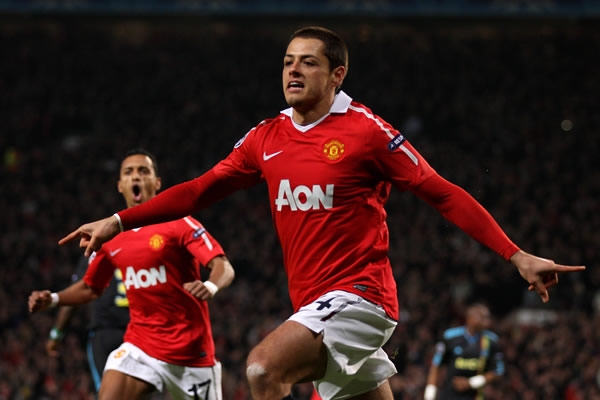 Javier Hernández sigue en plan grande