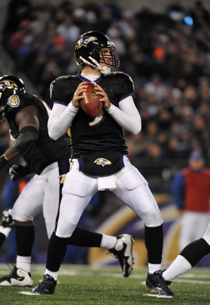 Joe Flacco lanzó dos pases de TD y le anularon un lanzamiento de 76 yardas.