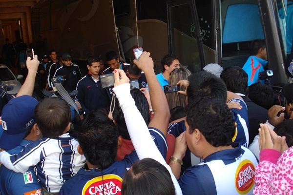 La afición presente en todo momento