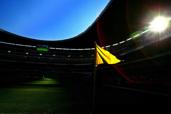 La caída de la tarde en el Estadio Azteca