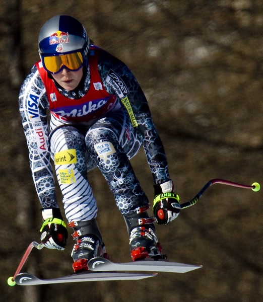 La esquiadora compite en las categorías de Downhill y Super G