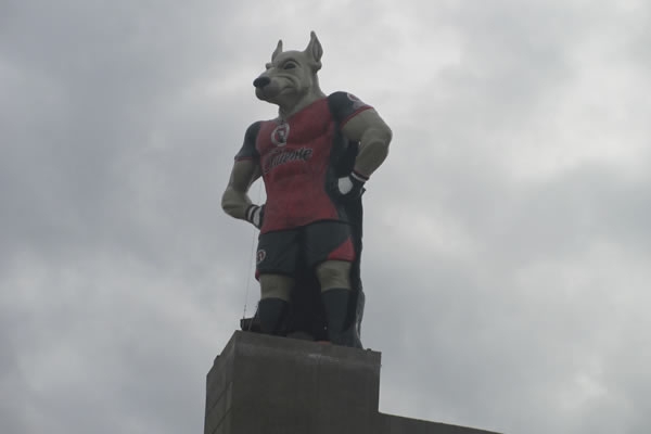 La estatua de Xolos.