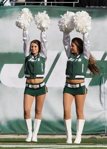 Las porristas de los Jets.