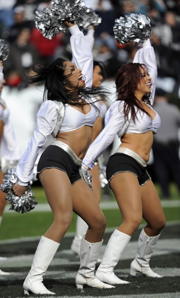 Las porristas de Oakland.