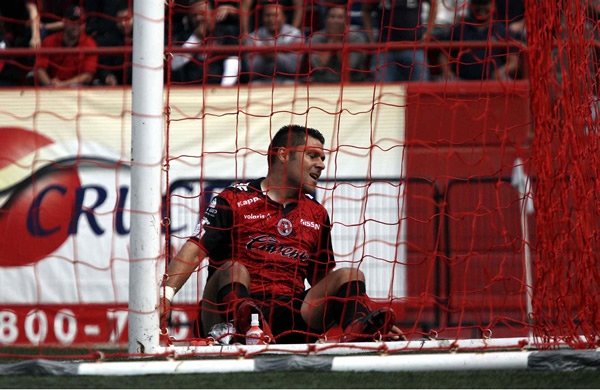 Mauro Gerk lamenta una falla.