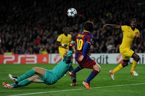 Messi lució de todo momento