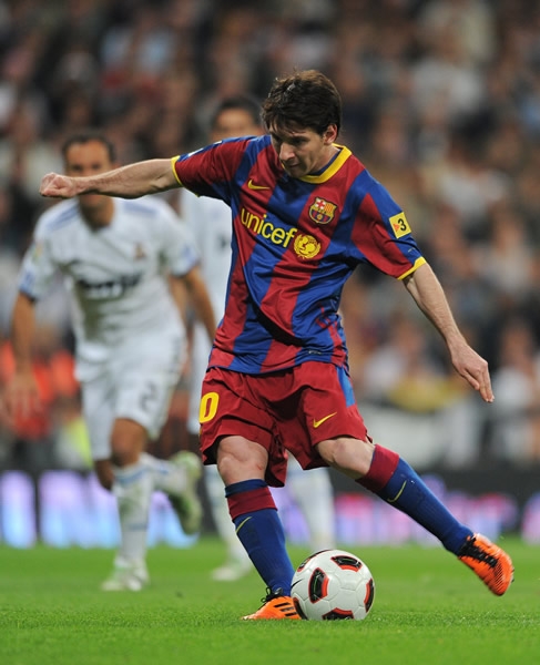 Messi marcó de penal