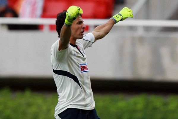 Michel celebrando uno de los goles