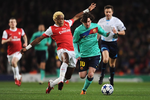 Pese al pase para gol de Messi, cayó el Barcelona