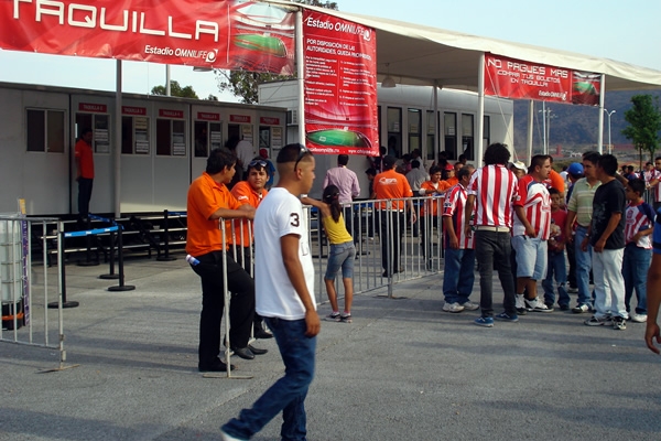 Poca gente llegó a comprar boletos sobre el inico