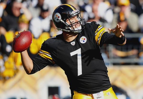 Roethlisberger lanzó pases de anotación de 52, 22 yardas y 16 yardas para otro TD.