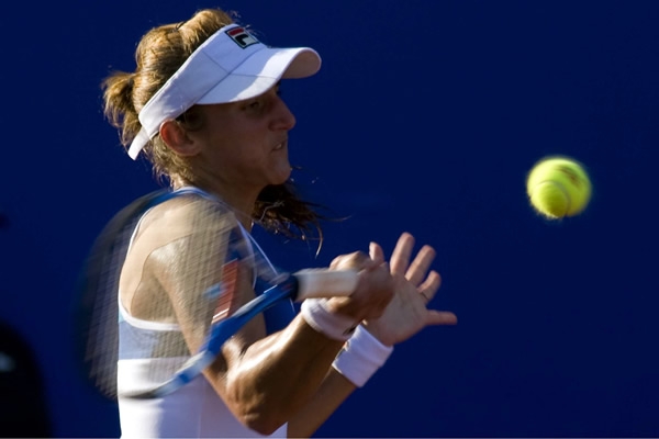 La rumana Edina Gallovits-Hall cayó por 6-4, 6-1 ante la alemana Greta Arn.